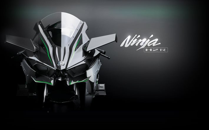 2015, sportbike, kawasaki, ninja h2r, affisch