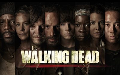 affiche de la série the walking dead