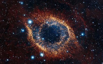 space, nebula snail, stars