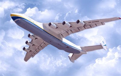 transportflygplan, an-225, mriya, kosack, himlen