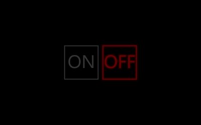 on off, enable disable, button, minimalism