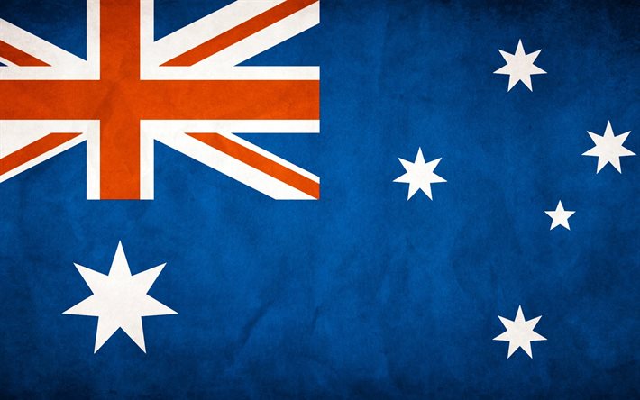 l'australie, le drapeau de l'australie, de l'australie, drapeau