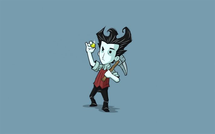 character, dont starve, minimalism