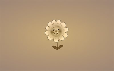 girasole, il fiore, il minimalismo