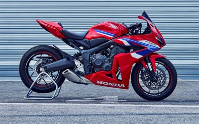 Honda CBR650R, 4k, side view, 2024 bikes, superbikes, 2024 Honda CBR650R, sportsbikes, japanese motorcycles, Honda