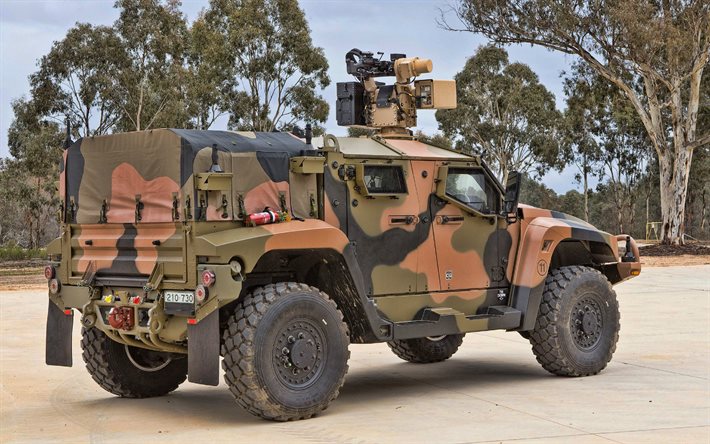 thalès hawkei, voiture blindée australienne, force de défense australienne, hawkei, extérieur, adf, voiture blindée multirôle, véhicule de patrouille blindé léger