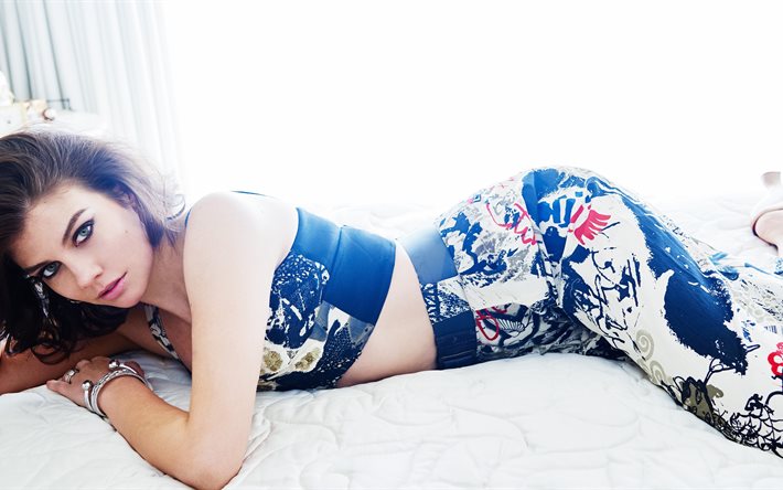Lauren Cohan, la belleza, la actriz estadounidense, 4k, morena, 2016, hermosa mujer