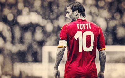 फ्रांसेस्को Totti, रोमा एफसी रोमा, इटली, फुटबॉल, Serie एक, फुटबाल