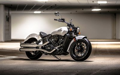 parking, 2016, Indian Scout Sixty, classic bikes