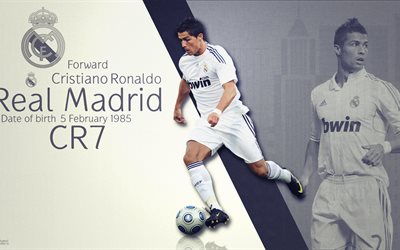 CR7, Cristiano Ronaldo, Real Madrid, calcio, Spagna, calcio a stelle