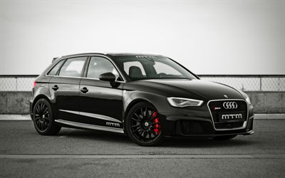 tuning, MTM, 2015, Audi RS3, negro Audi