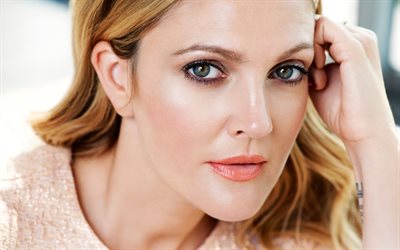 Drew Barrymore, ritratto, attrice, belle donne, look