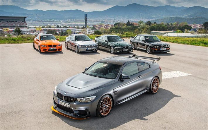 BMW M3 Coupe, range, evolution, F30, E29, E36, E46, E92