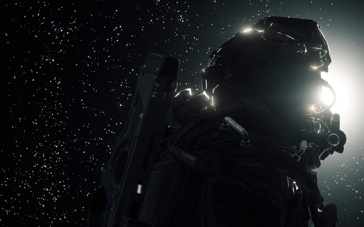 star citizen, spaceman, space simulator, first person shooter
