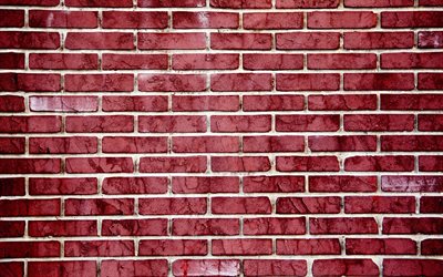 4k, red brickwall, loft, grunge backgrounds, red bricks background, bricks textures, 3D textures, brick wall, bricks background, red stone background, bricks, red bricks