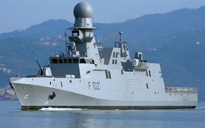 QENS Damsah, F102, Qatari Emiri Navy, Qatari Corvette, Damsah, Doha-class corvettes, warships, Qatar