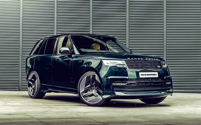 Racing Green Fintail, SUVs, 2023 cars, L460, tuning, Range Rover Autobiography, british cars, HDR, Range Rover