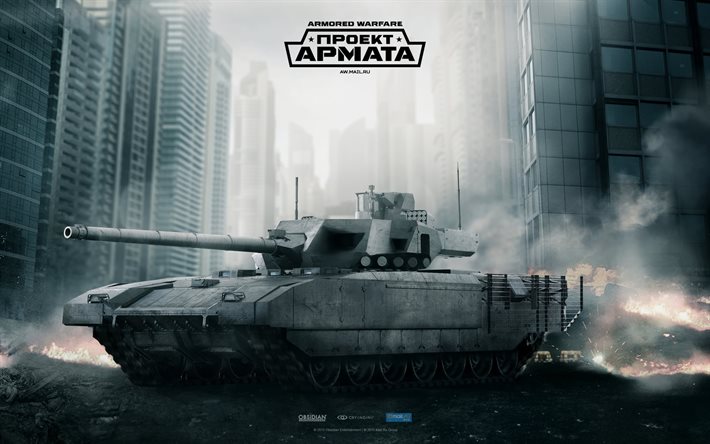 o projeto armata, cartaz, guerra blindada, tanques