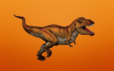 dinosaurs, minimalism, tyrannosaurus