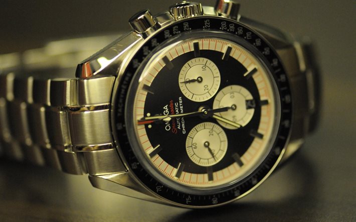 wrist watch, omega, speedmaster, chronometer