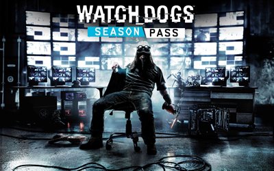 game, poster, watch dogs, season pass
