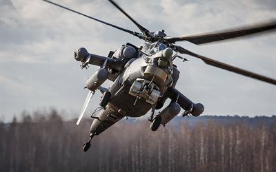 박 hunter, mi-28, 공격을 헬리콥터