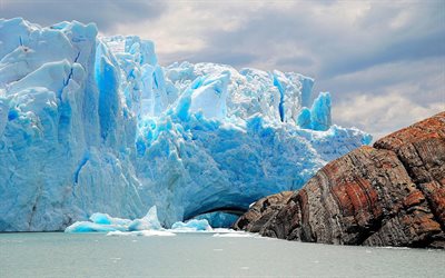 l'argentine, de glaciers, de l'argentine