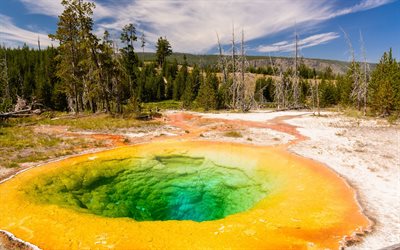 hot spring, wyoming, beauty, usa