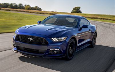 in movimento, 2015, ford, mustang gt, mustang, auto sportive