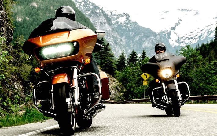 산악 도로, 할리 데이비슨, 2015, Harley-Davidson, 도로 활공