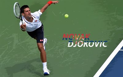 el serbio novak djokovic, el jugador de tenis de la atp, el us open