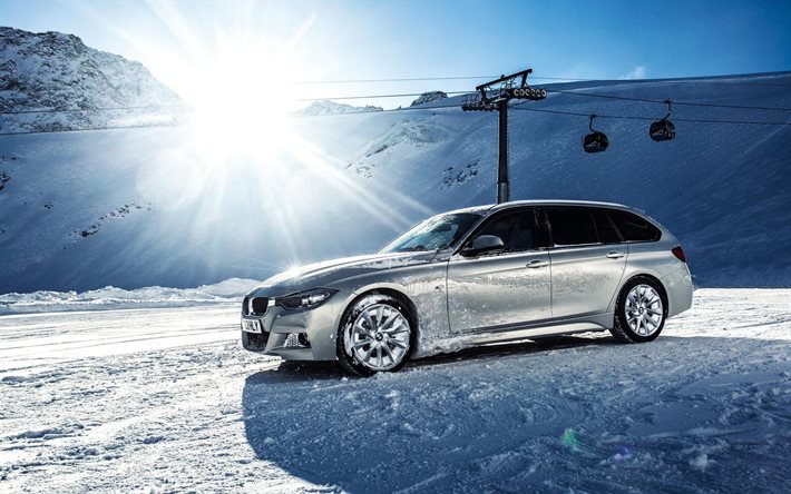 Download Wallpapers 330d Bmw F30 Station Wagons Snow Winter F30 For Desktop Free Pictures For Desktop Free