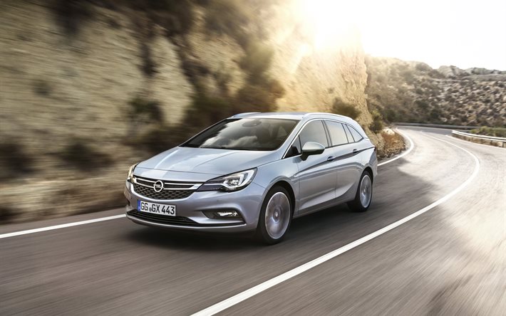 opel, 2016, station wagons, road