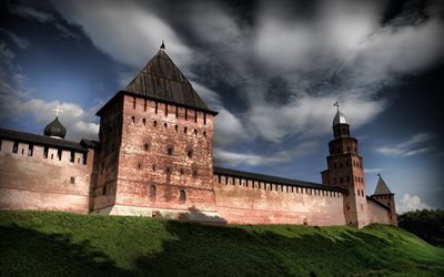 veliky novgorod, the fortress, the kremlin, russia