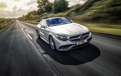 amg, s-class coupe, c217, mercedes, 2015, road