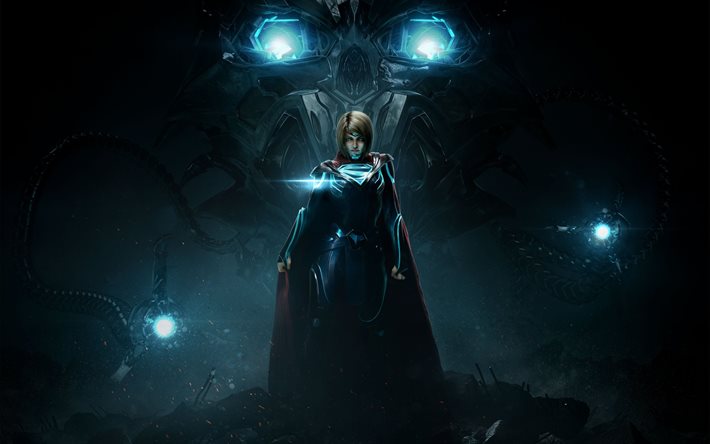 Supergirl, fighting, 2017 games, Injustice 2