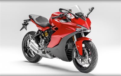 Ducati 939 Supersport, 2017, motos deportivas, rojo ducati