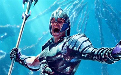 King Orm, Ocean Master, Aquaman, 2018 movie, poster, Patrick Wilson, Adventure, fantasy
