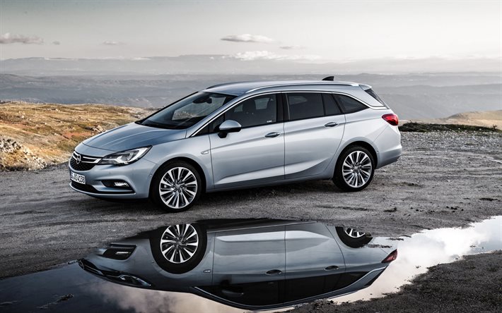 Opel Astra Tourer, 2016, station wagon, argento, auto nuove