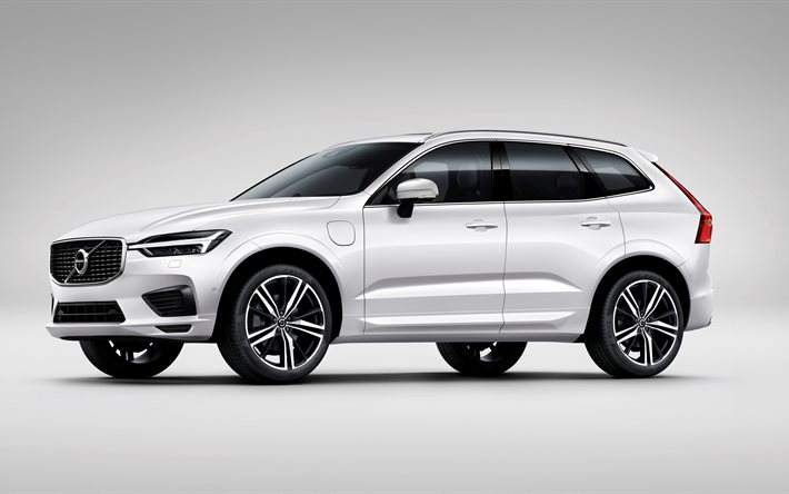 GÖRÜŞTE Volvo, 2017, R Tasarım, 4k, beyaz GÖRÜŞTE, crossover, SUV, yeni İsveç otomobil, Volvo