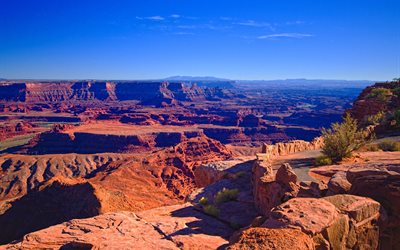 etats-unis, dans l'utah, moab moab, rock, vallée, états-unis