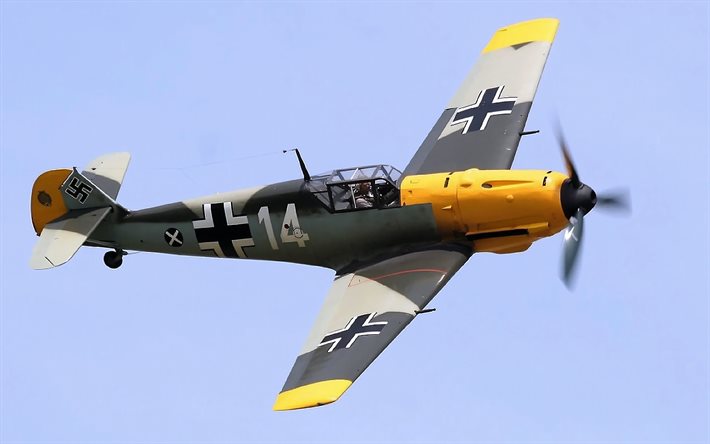izci, avcı, bombardıman uçağı messerschmitt bf109