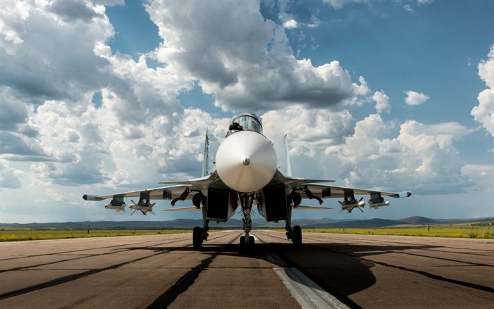 luchador, Su-30SM, Flanker-C, el aeródromo