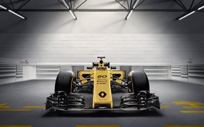La fórmula 1, F1, 2016, Renault RS16, carrera, carreras de coches