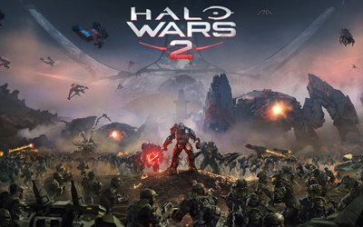 Halo Wars 2, poster, 2017, strategia