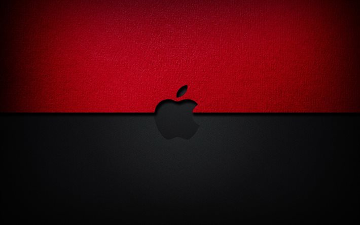 nationaliste drapeau noir-et-rouge drapeau, oun, ian, créatif, patriotique de drapeau, apple, le logo, le noir-et-rouge drapeau, epl, l'ukraine, des drapeaux ukrainiens, de l'ukraine