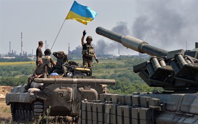t-64bm, bmp-2, la armadura, el ejército ucraniano, ucrania, el ucraniano militar