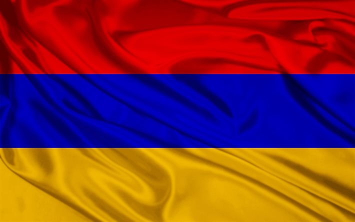 armeniens flagga, prapor, armenien, flaggan