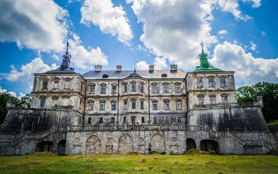 le château à pidhirtsi, pidhirtsi, l'ukraine, les châteaux de la région de lviv, région de lviv, lviv, la région