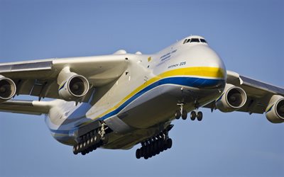 विमान बड़ा, सबसे बड़ा विमान है, एक-225 mriya, एएन 225, एंटोनोव-225, विमान